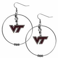Virginia Tech Hokies 2" Hoop Earrings