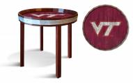 Virginia Tech Hokies 24" Barrel Top Side Table