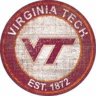 Virginia Tech Hokies 24" Heritage Logo Round Sign