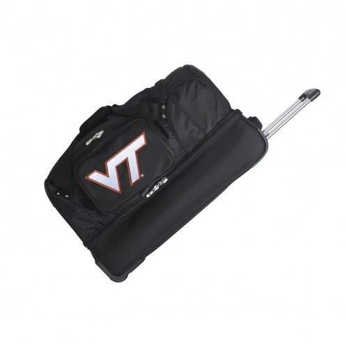Virginia Tech Hokies 27&quot; Drop Bottom Wheeled Duffle Bag