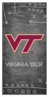 Virginia Tech Hokies 6" x 12" Chalk Playbook Sign