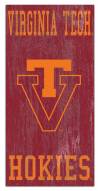 Virginia Tech Hokies 6" x 12" Heritage Logo Sign