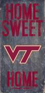 Virginia Tech Hokies 6" x 12" Home Sweet Home Sign