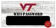 Virginia Tech Hokies 6" x 12" Wifi Password Sign