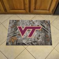 Virginia Tech Hokies Camo Scraper Door Mat