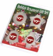 Virginia Tech Hokies Christmas Ornament Gift Set