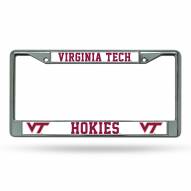 Virginia Tech Hokies Chrome License Plate Frame