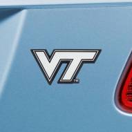 Virginia Tech Hokies Chrome Metal Car Emblem