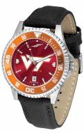 Virginia Tech Hokies Competitor AnoChrome Men's Watch - Color Bezel