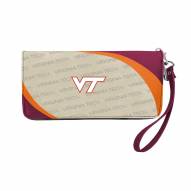 Virginia Tech Hokies Curve Zip Organizer Wallet