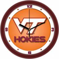 Virginia Tech Hokies Dimension Wall Clock