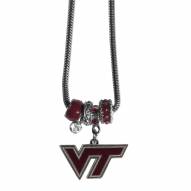 Virginia Tech Hokies Euro Bead Necklace