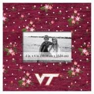 Virginia Tech Hokies Floral 10" x 10" Picture Frame