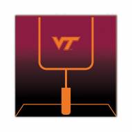 Virginia Tech Hokies Goal Gradient 10" x 10" Sign
