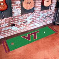 Virginia Tech Hokies Golf Putting Green Mat