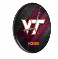 Virginia Tech Hokies Digitally Printed Wood Clock