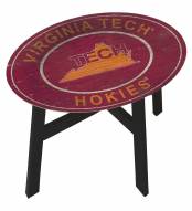 Virginia Tech Hokies Heritage Logo Side Table