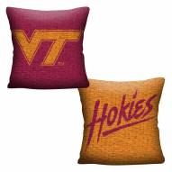 Virginia Tech Hokies Invert Woven Pillow