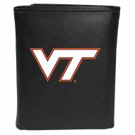 Virginia Tech Hokies Large Logo Leather Tri-fold Wallet