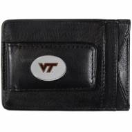 Virginia Tech Hokies Leather Cash & Cardholder