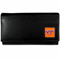 Virginia Tech Hokies Leather Women's Wallet