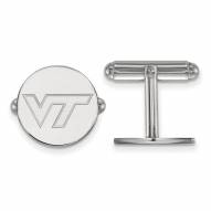 Virginia Tech Hokies Sterling Silver Cuff Links
