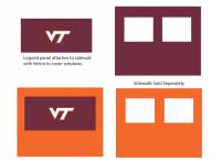 Virginia Tech Hokies Logo Canopy Sidewall Panel (Attaches to Window Sidewall)
