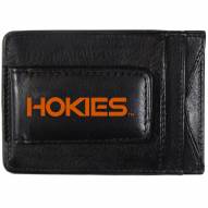 Virginia Tech Hokies Logo Leather Cash and Cardholder