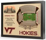 Virginia Tech Hokies 25-Layer StadiumViews 3D Wall Art
