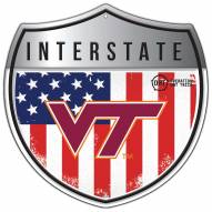 Virginia Tech Hokies OHT 12" Interstate Metal Americana Sign