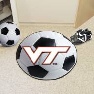 Virginia Tech Hokies Soccer Ball Mat