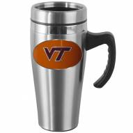 Virginia Tech Hokies Steel Travel Mug w/Handle