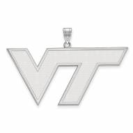 Virginia Tech Hokies Sterling Silver Extra Large Pendant