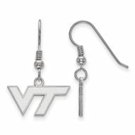 Virginia Tech Hokies Sterling Silver Extra Small Dangle Earrings