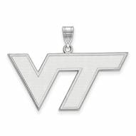 Virginia Tech Hokies Sterling Silver Large Pendant