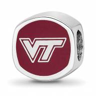 Virginia Tech Hokies Sterling Silver Logo Bead