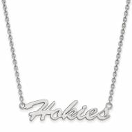 Virginia Tech Hokies Sterling Silver Medium Pendant Necklace
