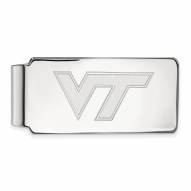 Virginia Tech Hokies Sterling Silver Money Clip