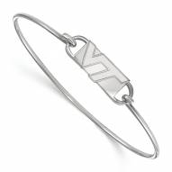Virginia Tech Hokies Sterling Silver Wire Bangle Bracelet