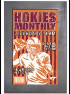 Virginia Tech Hokies Team Monthly 11" x 19" Framed Sign