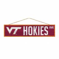 Virginia Tech Hokies Wood Avenue Sign