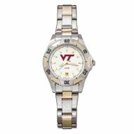 Virginia Tech Hokies Women's All-Pro Two-Tone Watch