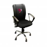 Virginia Tech Hokies XZipit Curve Desk Chair with Stand Logo