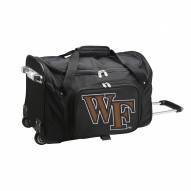Wake Forest Demon Deacons 22" Rolling Duffle Bag