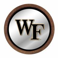 Wake Forest Demon Deacons Barrel Top Mirrored Wall Sign