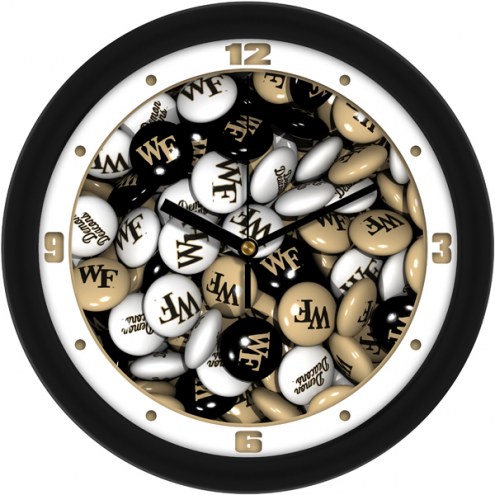 Wake Forest Demon Deacons Candy Wall Clock