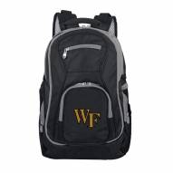NCAA Wake Forest Demon Deacons Colored Trim Premium Laptop Backpack