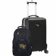 Wake Forest Demon Deacons Deluxe 2-Piece Backpack & Carry-On Set