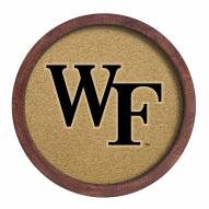 Wake Forest Demon Deacons "Faux" Barrel Framed Cork Board