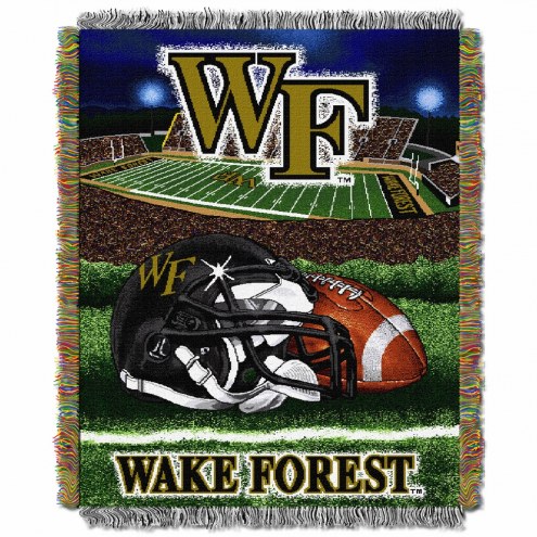 Wake Forest Demon Deacons Home Field Advantage Throw Blanket